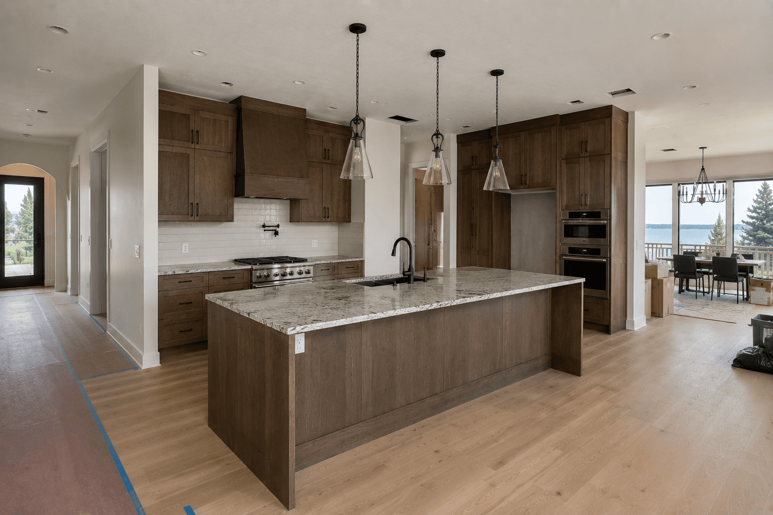 Outdated kitchen before a full remodel