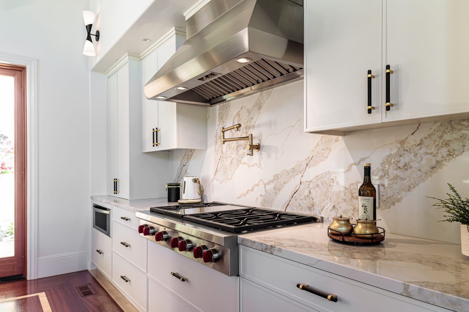 Kitchen Remodeling in King County inspiration. Kitchen remodel with quartz countertop and quartz backsplash